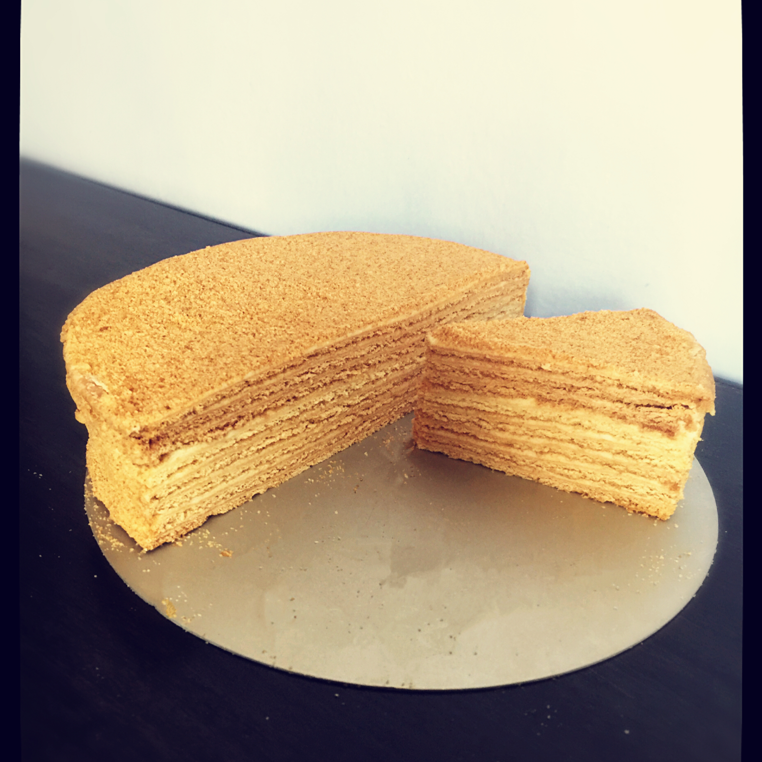 俄罗斯蜂蜜蛋糕   千层蛋糕【又名提拉米苏】