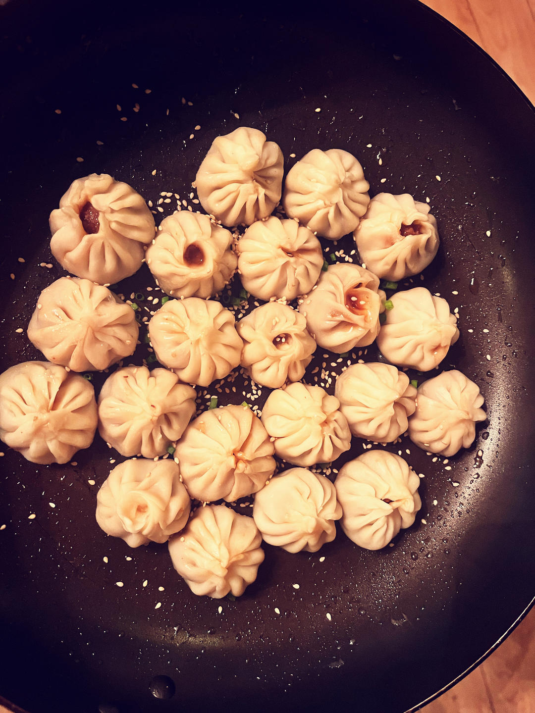 一口炫10个‼️爆汁拇指生煎｜免揉面免皮冻