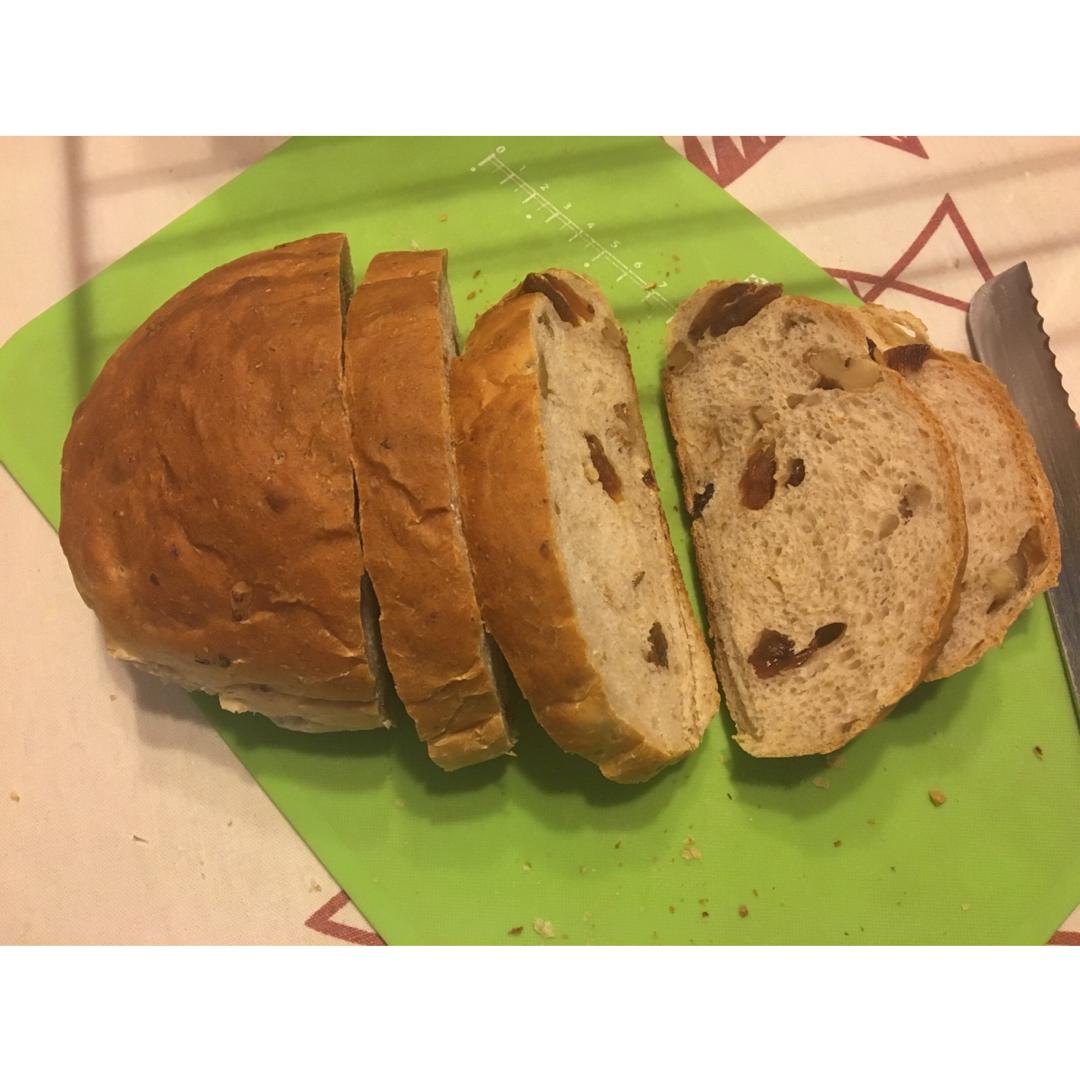 全麦核桃包～软欧包