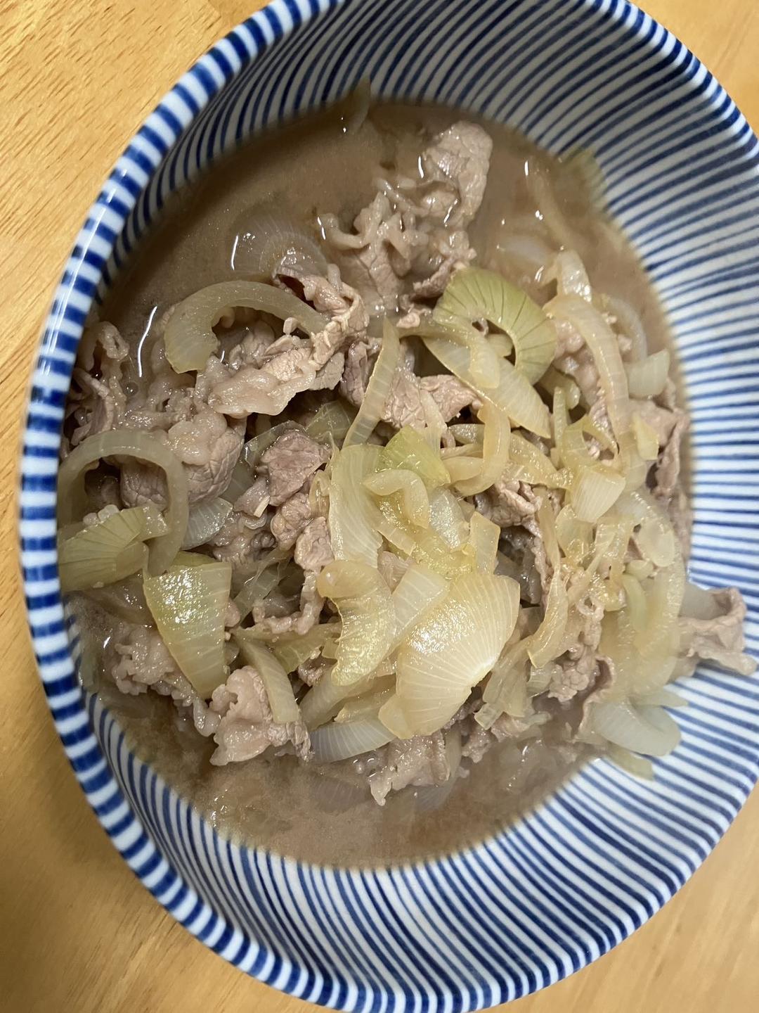 日式牛肉饭（巨简单好吃，可大量做冷冻保存）