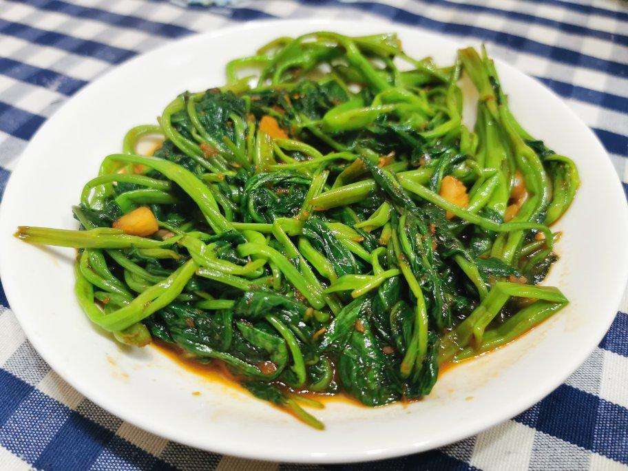 【泰式】虾酱空心菜