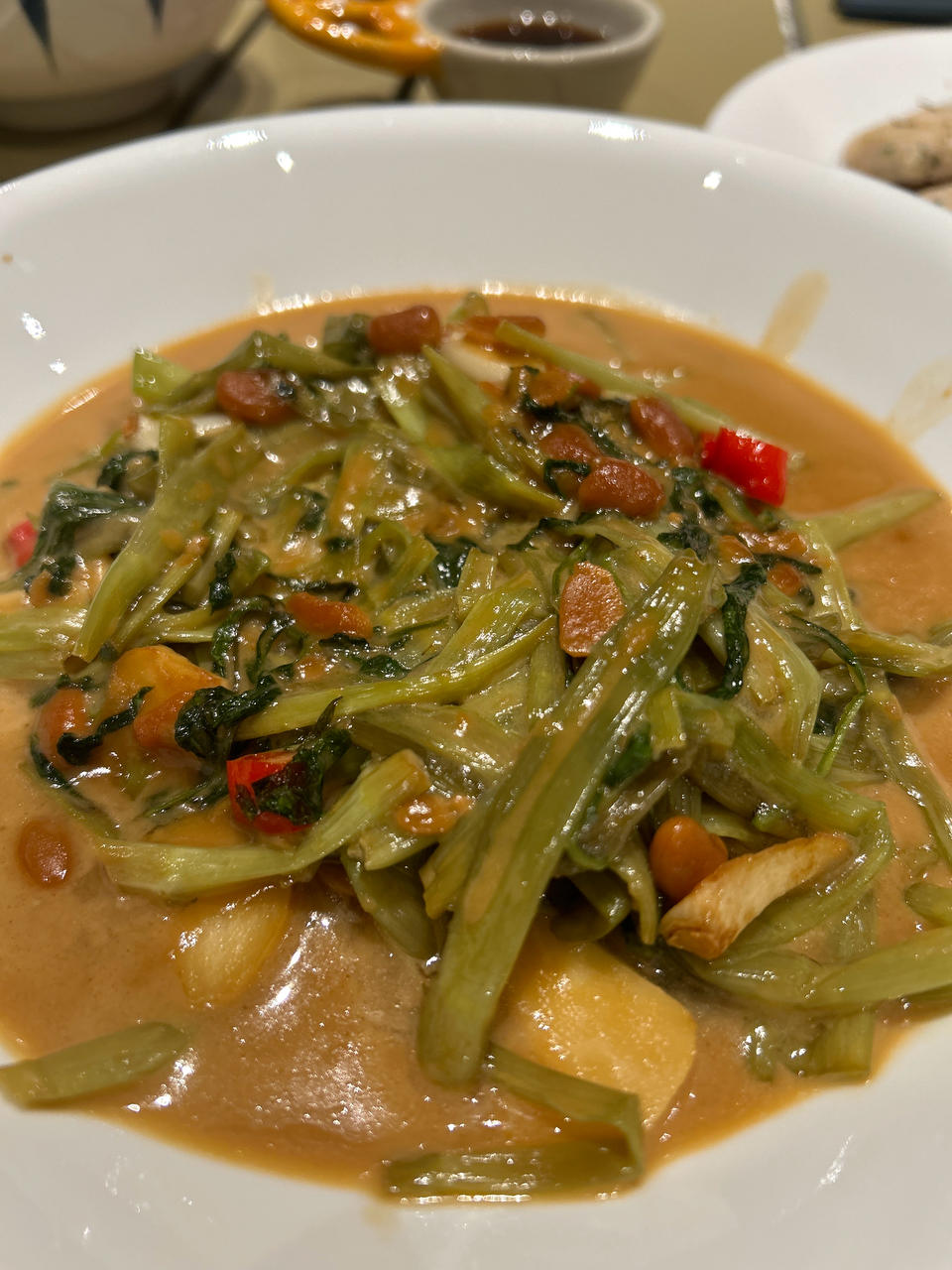 广东大排档风味椒丝腐乳炒空心菜