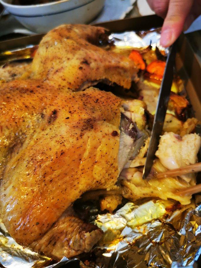 田螺姑娘超级简单不用腌制脆皮烤鸡