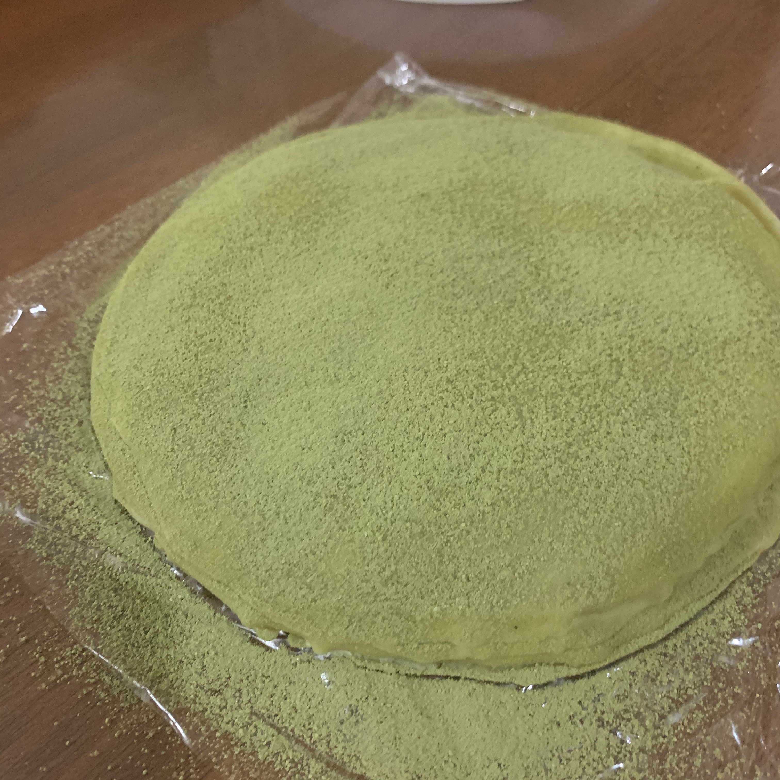 【薄饼机】芒果抹茶千层蛋糕的做法 步骤4