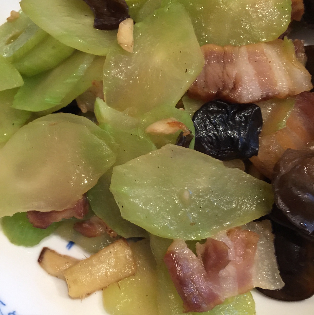 莴笋炒腊肉