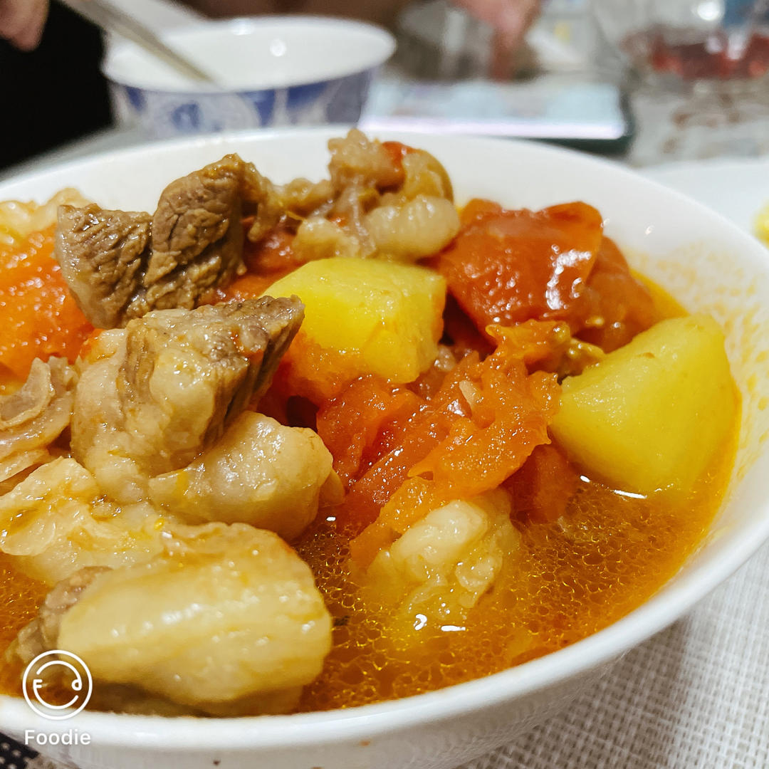 番茄土豆炖牛腩