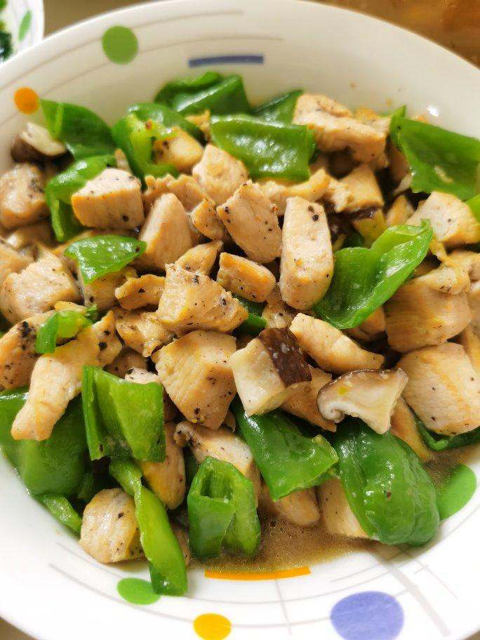 #我的健身餐#减肥餐青椒炒鸡胸肉