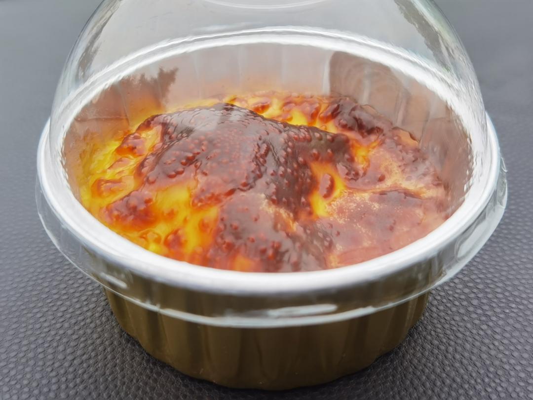 空气炸锅烤牛奶布丁