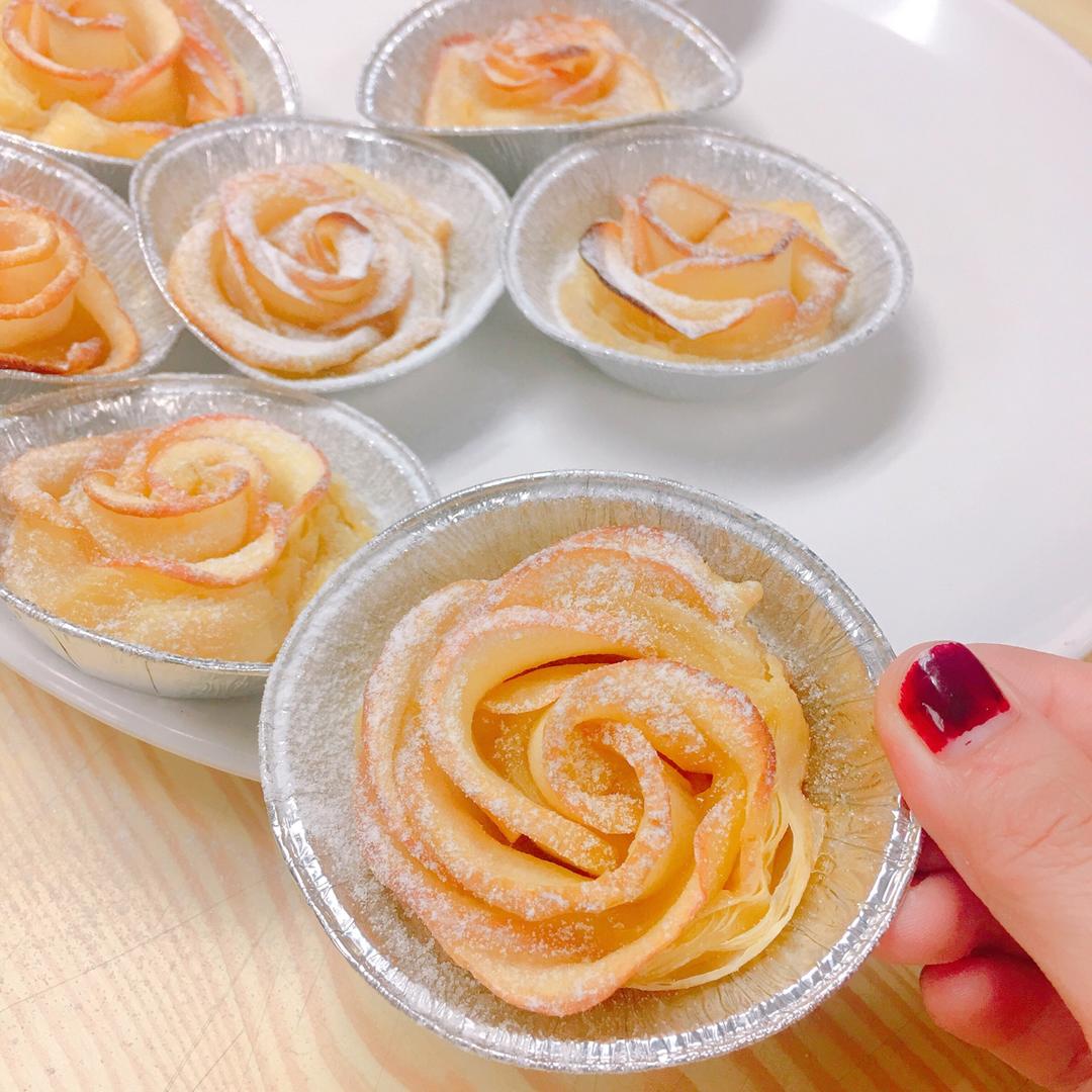 玫瑰花苹果派