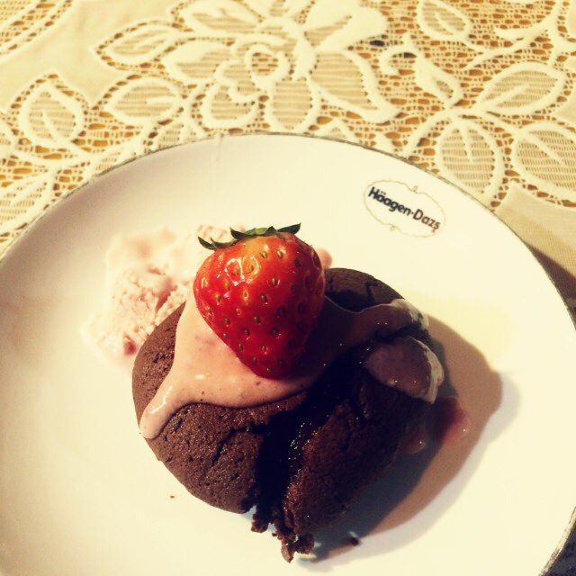 熔岩巧克力蛋糕