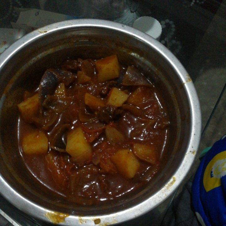土豆炖牛肉