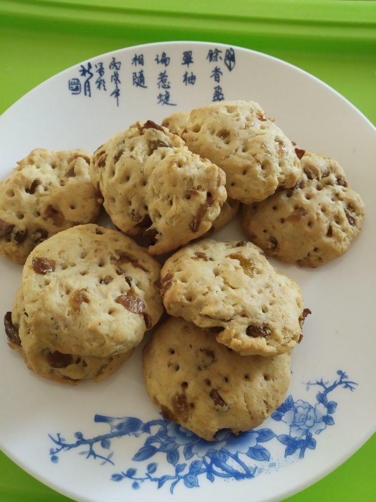 （无黄油）健康奶香提子酥饼