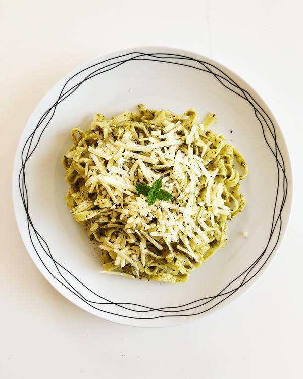 青酱意面(Spaghetti with Pesto)