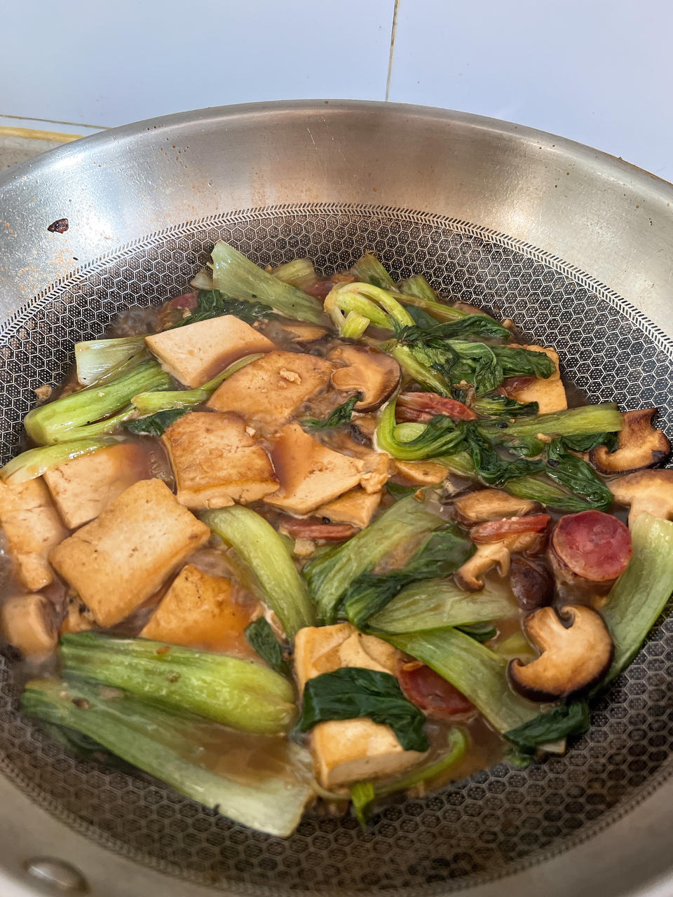 ✨无敌下饭❗️好吃到哭的白菜火腿豆腐煲