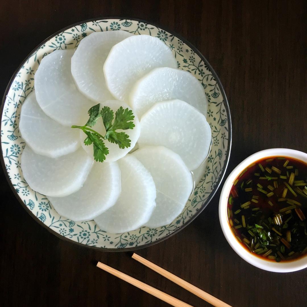 yukis-kitchen做的泉水煮萝卜