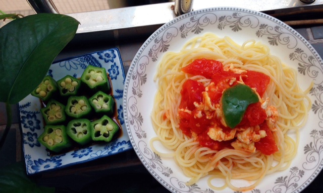 鲜味油淋秋葵