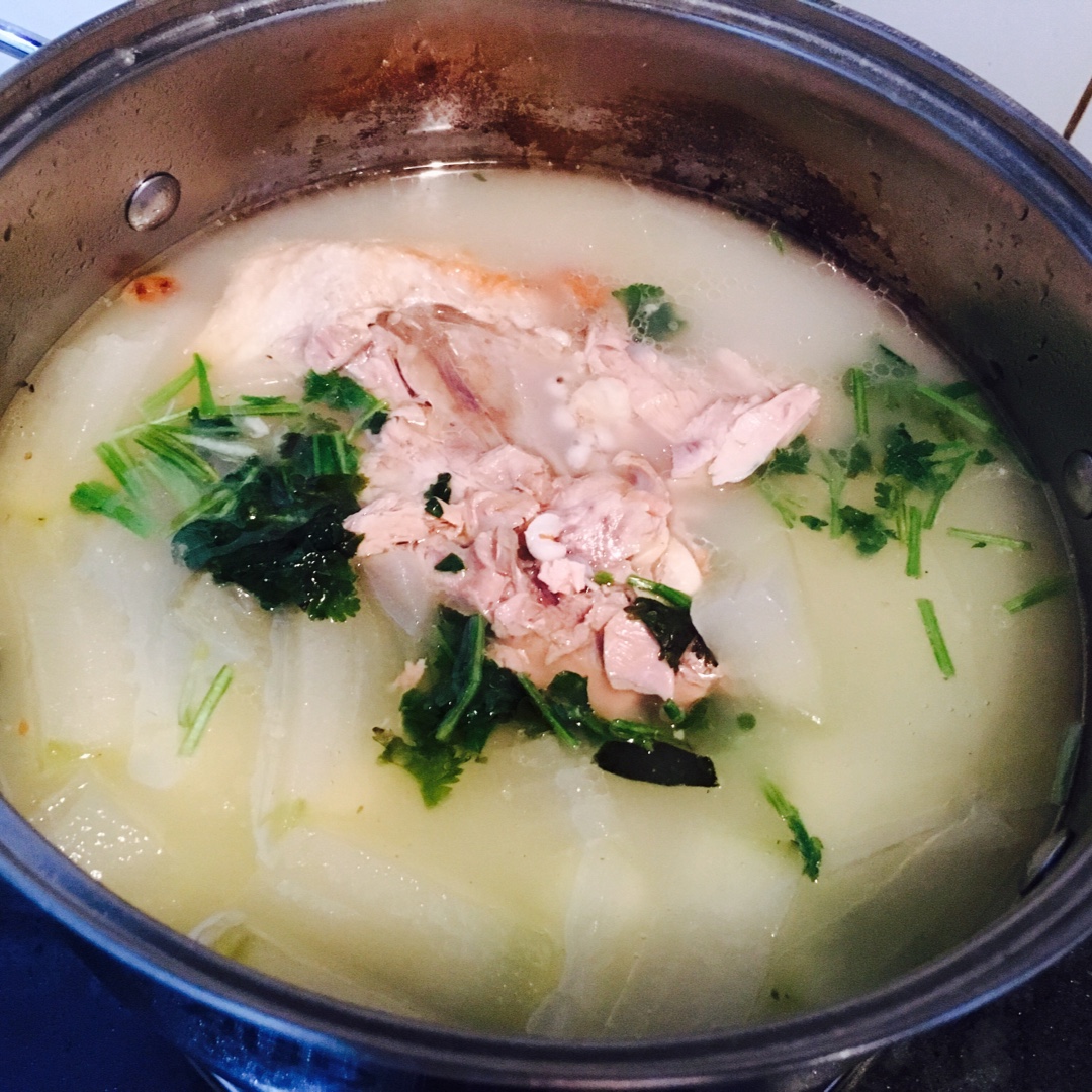 冬瓜薏米鸭架汤