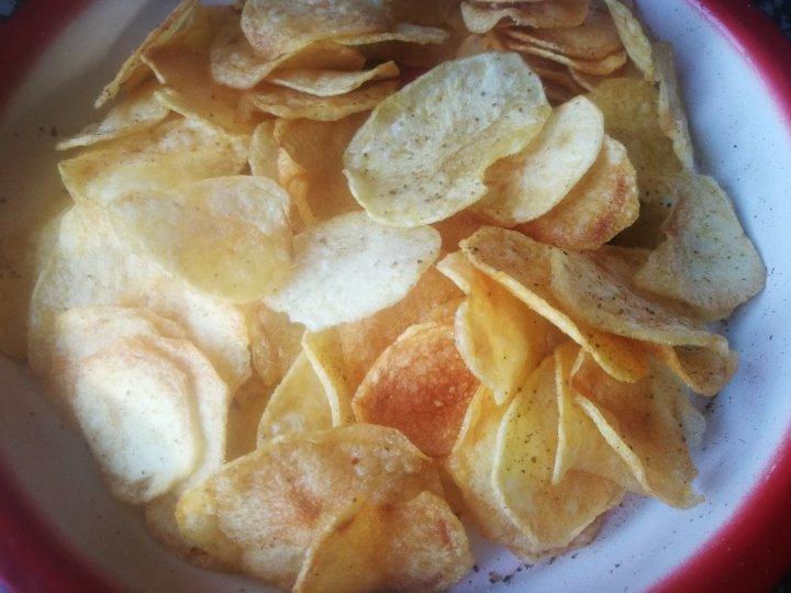 自制炸薯片，学会以后再也没买过薯片