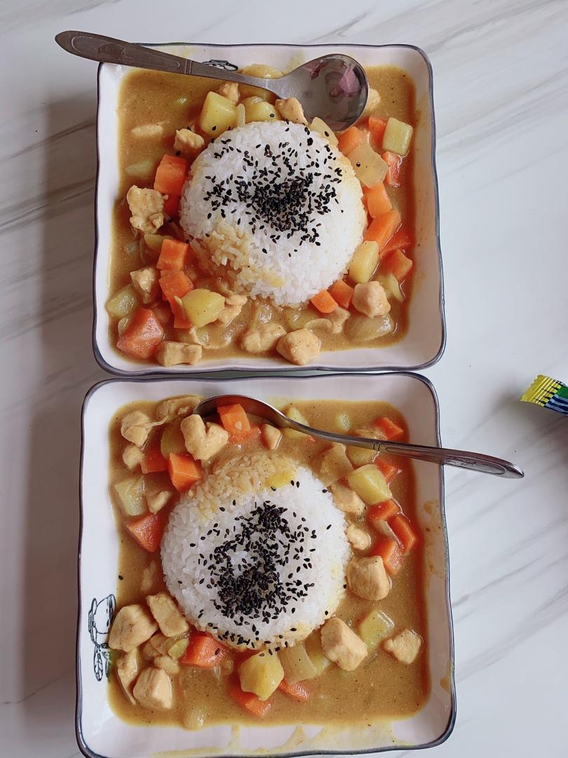 咖喱鸡饭