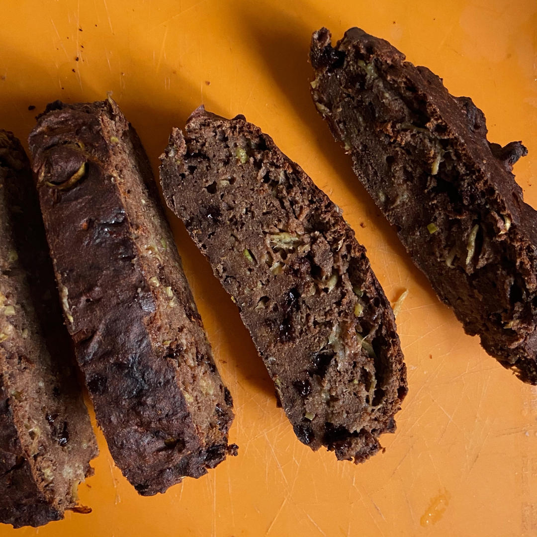 巧克力西葫芦快手面包（健康巧克力“蛋糕”）丨健康·烘焙