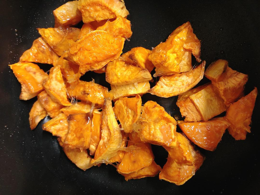 非油炸无糖拔丝地瓜的做法