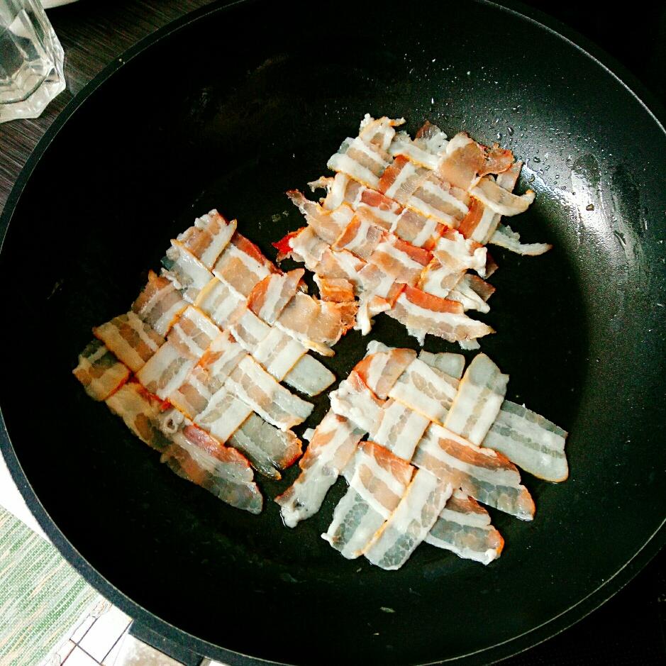 【生酮】培根鸡蛋汉堡