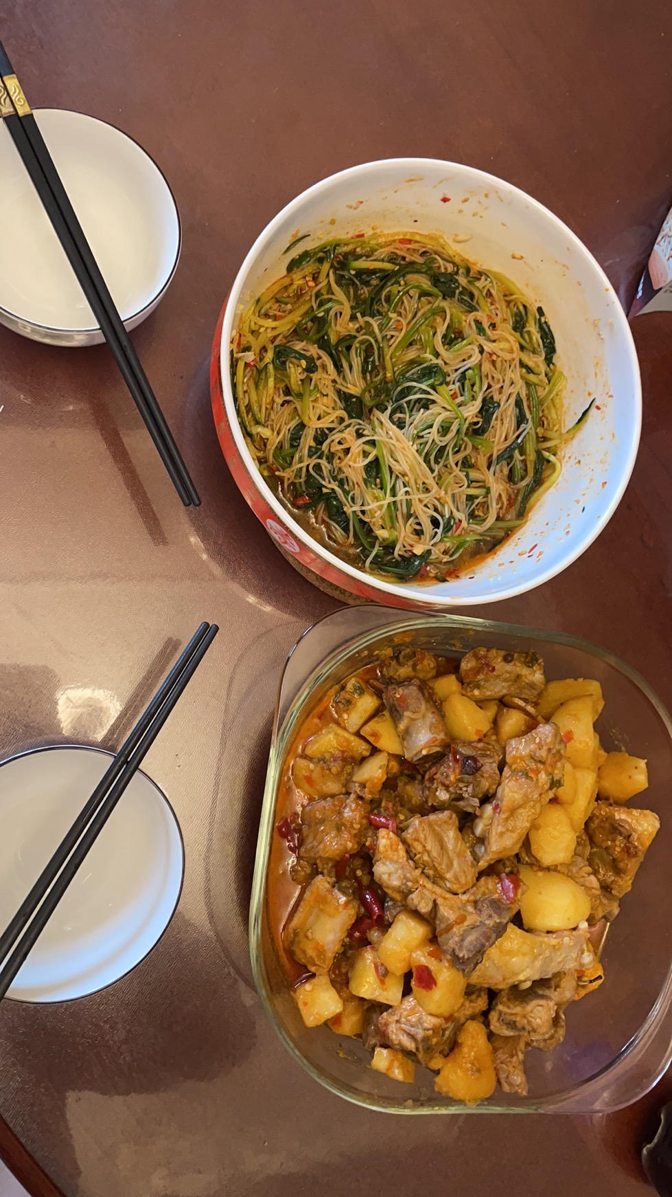 土豆炖排骨