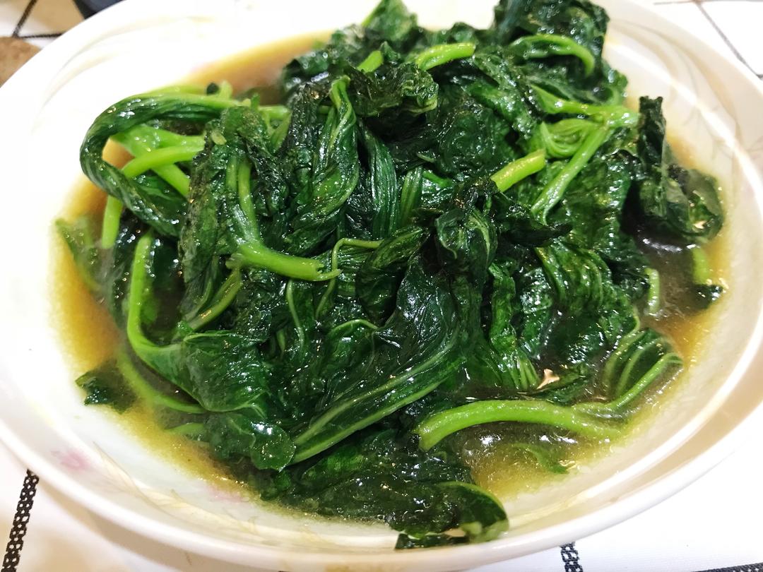 咪姆的清炒冬寒菜(秒变蒜蓉炒)的做法