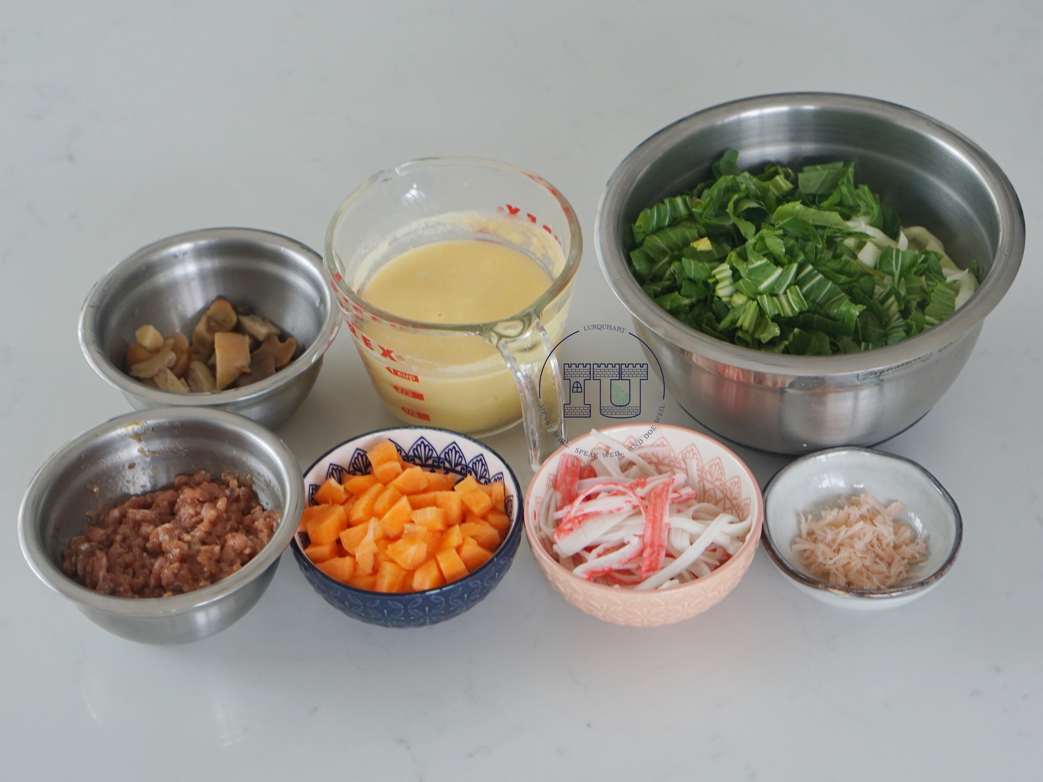 营养美味青菜玉米糊的做法 步骤1
