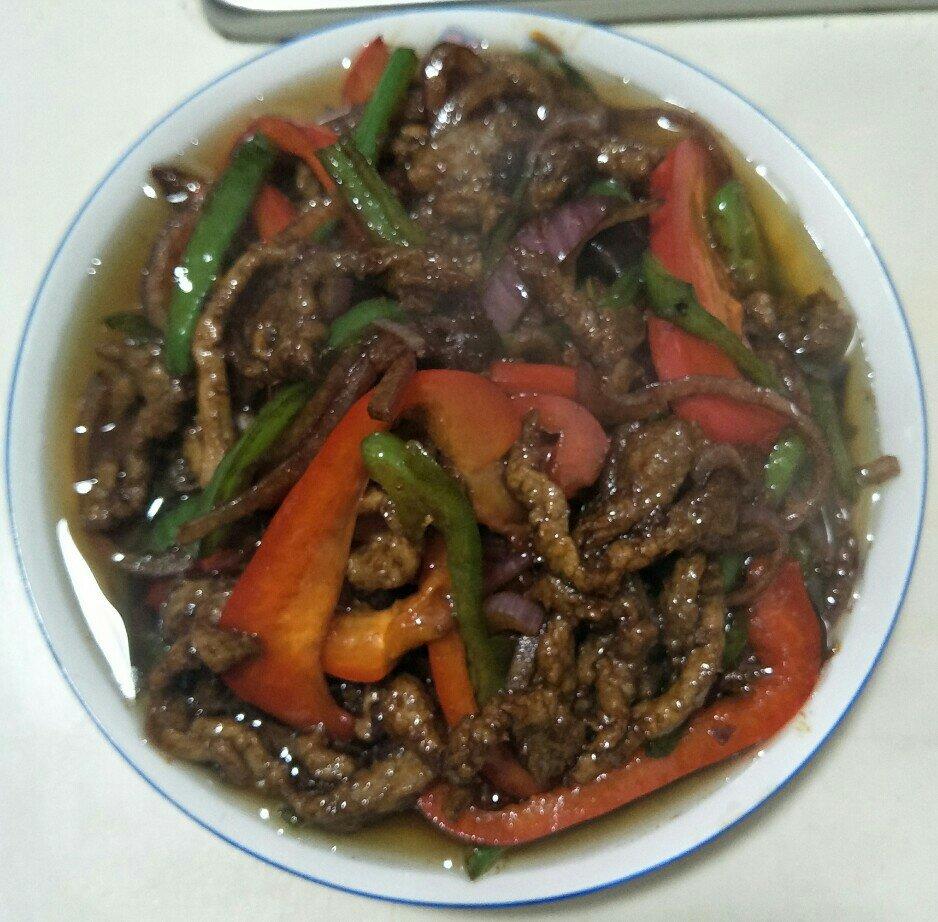 洋葱牛肉丝