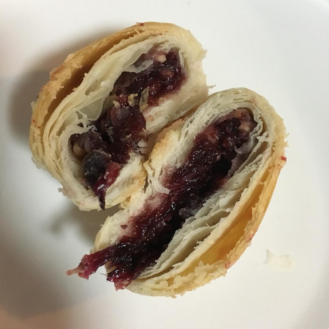 玫瑰鲜花饼