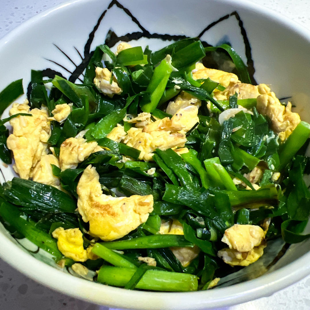 韭菜炒鸡蛋——三分钟快手下饭菜 掌握火候的秘诀