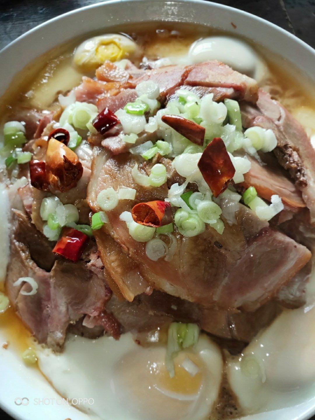 健身房你胖哥做的肘花蒸蛋