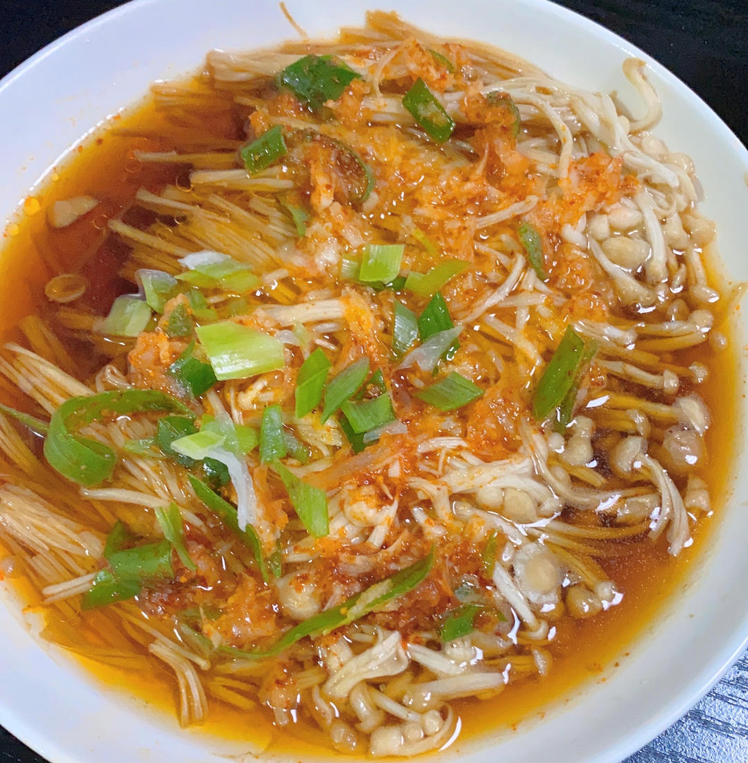 油泼金针菇