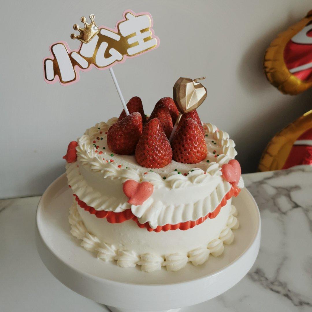 经典日式草莓奶油蛋糕🍰