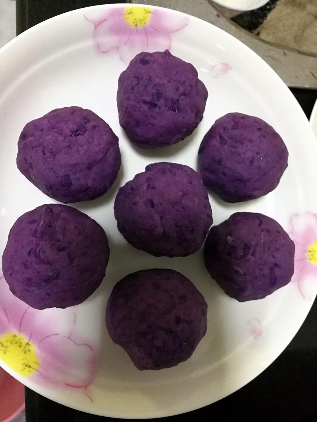 减肥必备紫薯饼