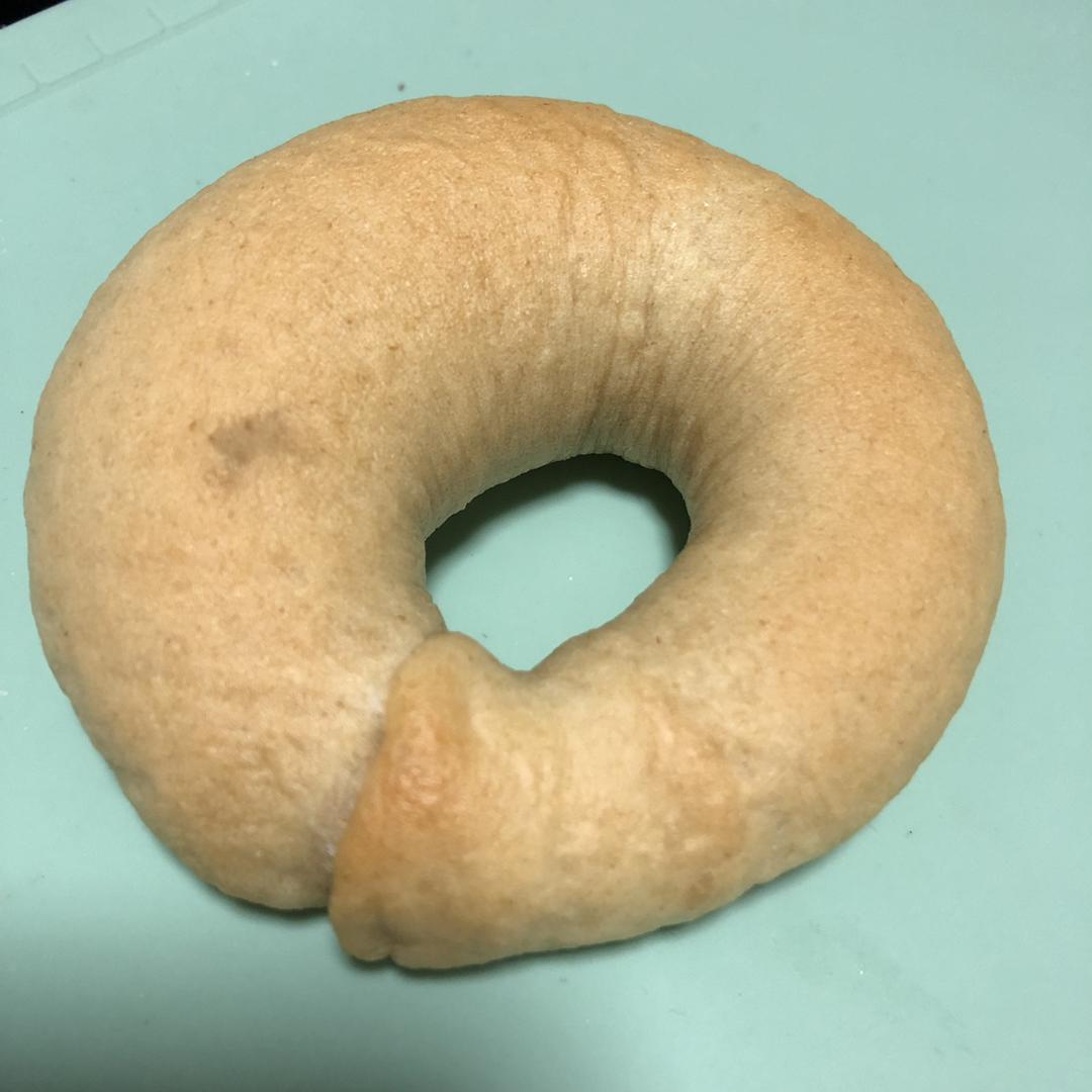 （无油）全麦黑麦贝果bagel~咬劲十足，越嚼越香
