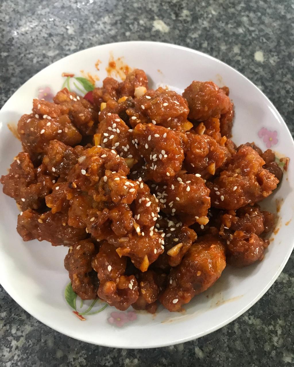 手机用户1540_7ek3做的韩式辣酱炸鸡块