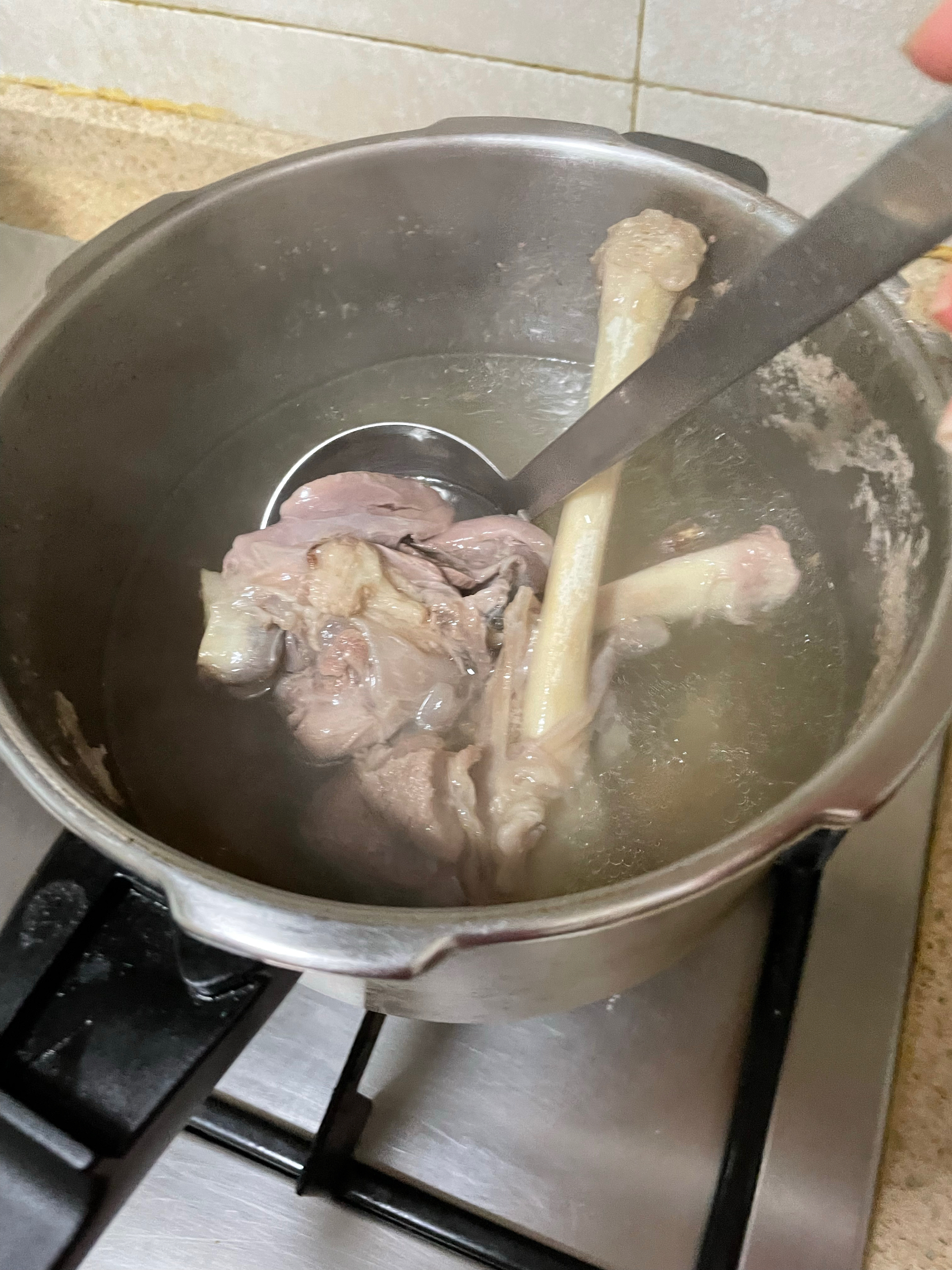 清炖羊腿汤的做法 步骤3