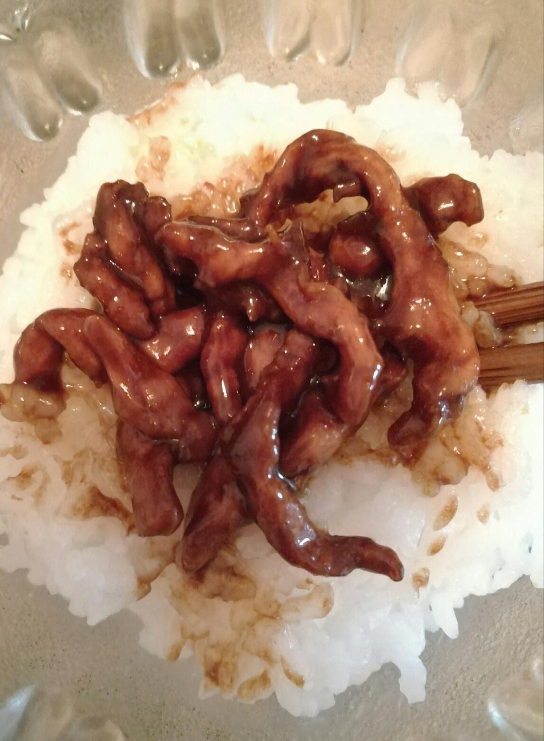 简易版京酱肉丝