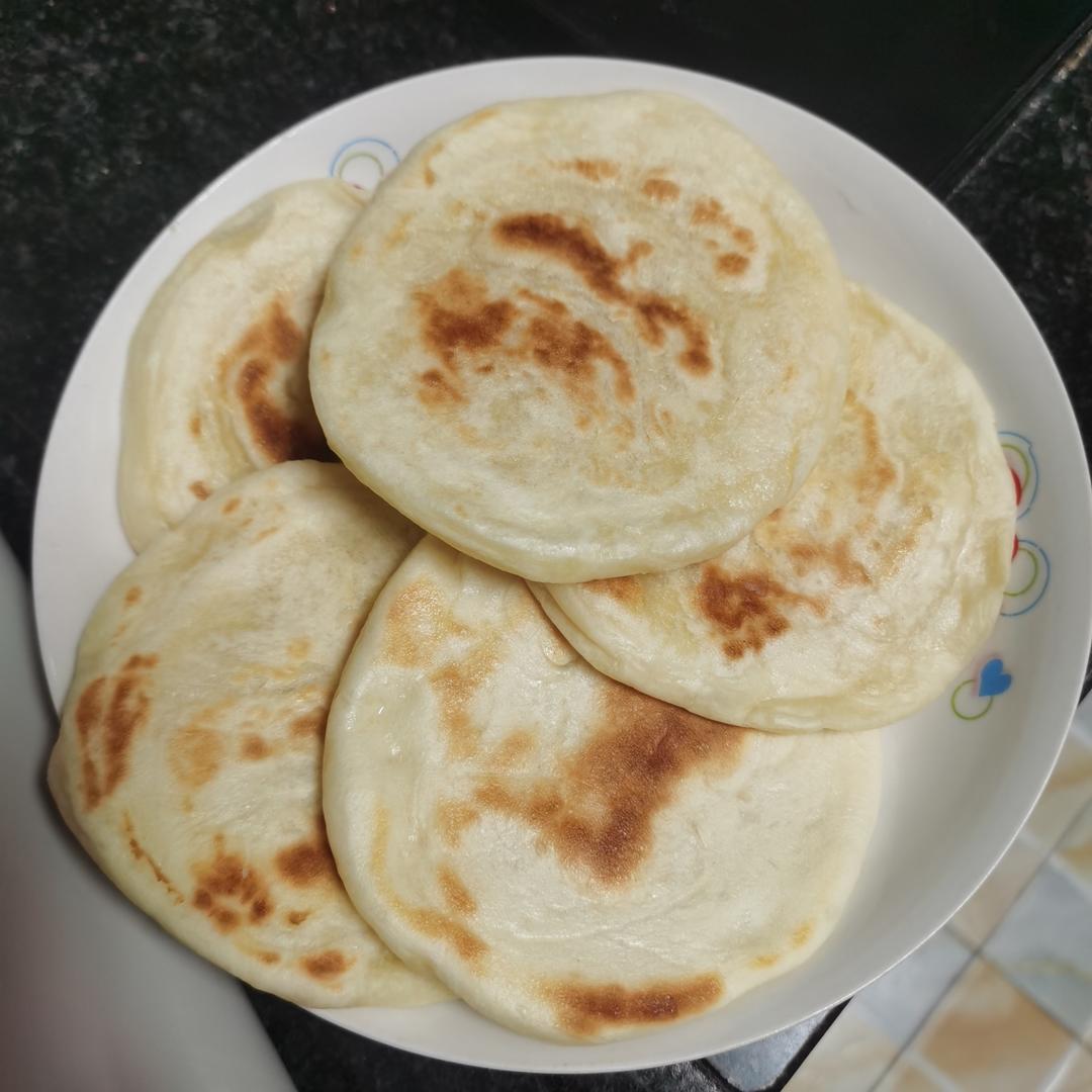 家常奶香发面饼 万能饼 夹肉夹菜均可 附细节视频详解