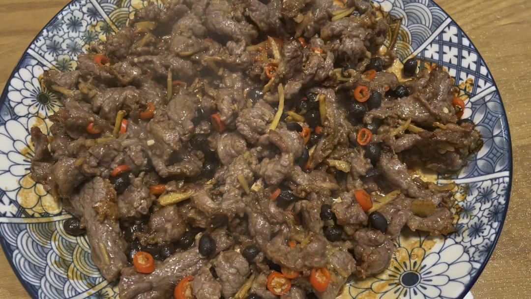 干蒸牛肉(蒸菜)