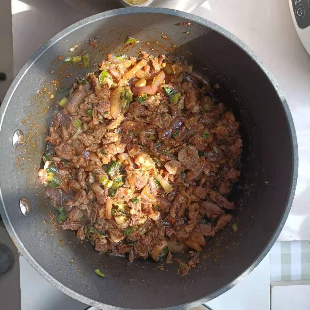 一羊两吃（粉丝羊汤和羊肉小炒）