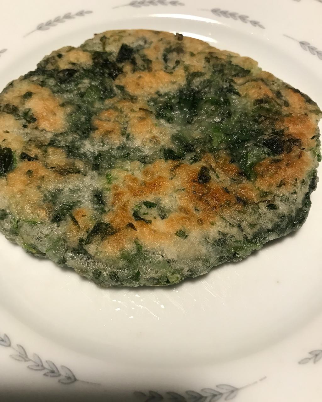 鱼麻李小厨做的草头饼