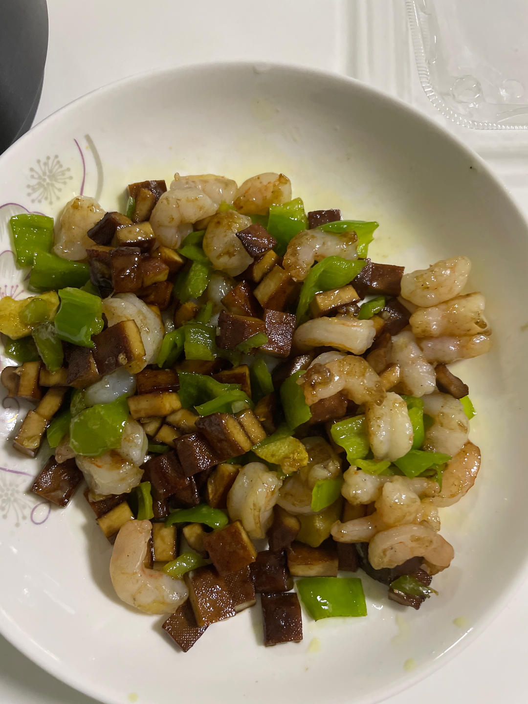 青椒炒虾仁
