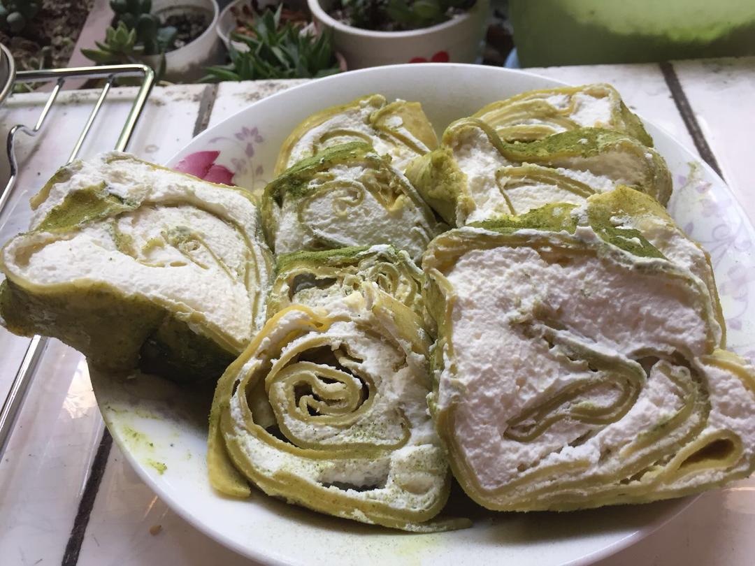 网红的毛巾卷蛋糕