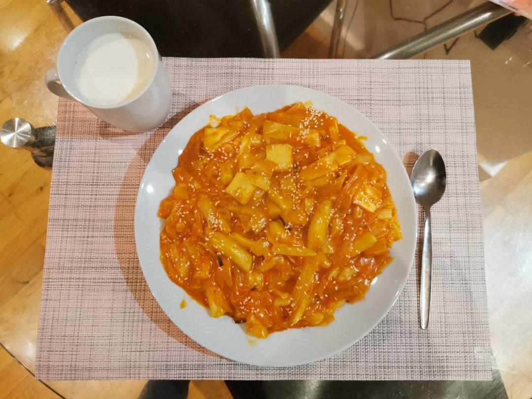 韩式辣炒年糕（or网红芝士套路之芝心年糕）