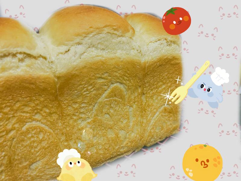 纯奶手撕吐司的做法 步骤1