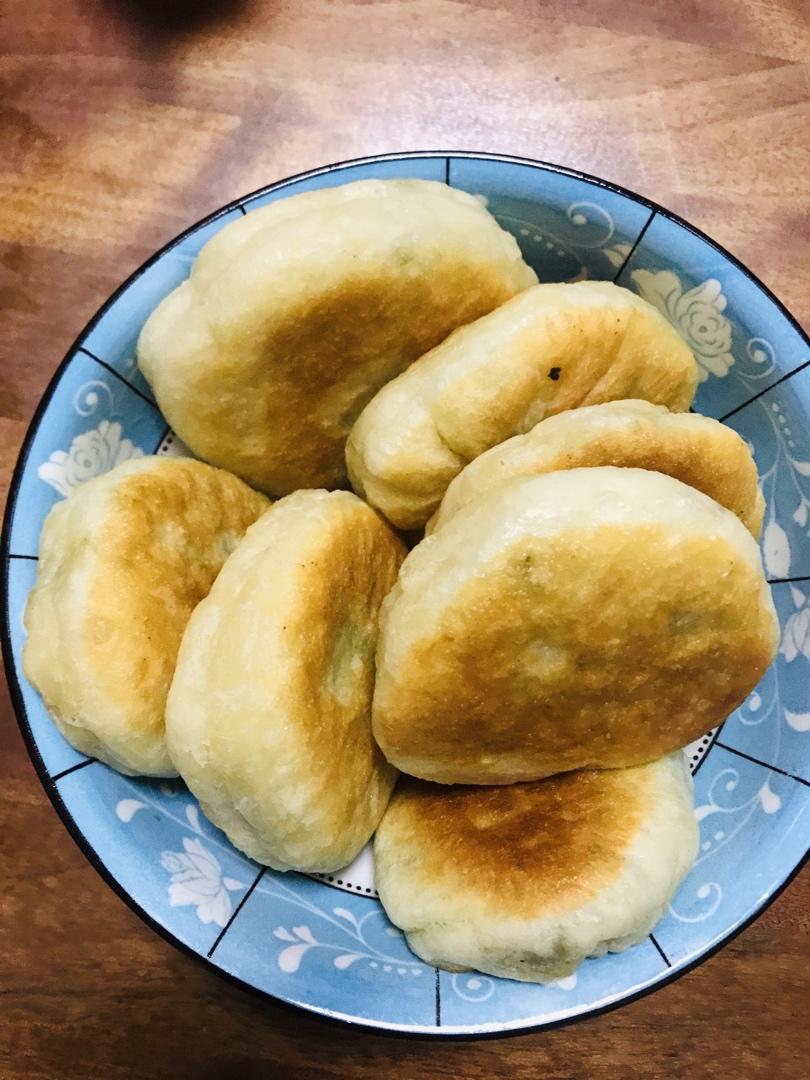 不用去早餐店的发面馅饼