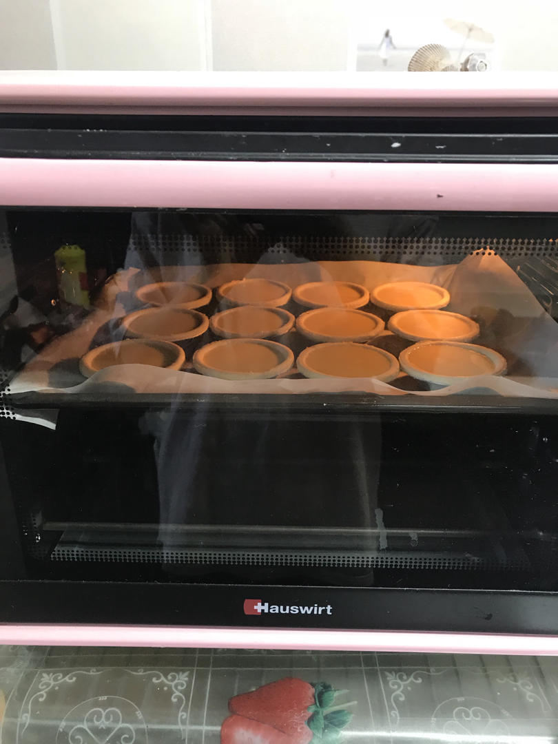 不需要奶油的烤蛋挞